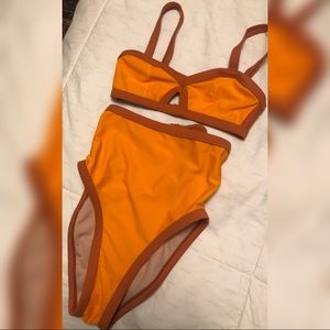 Solstice Intimates High Waisted Swimsuit Set XS